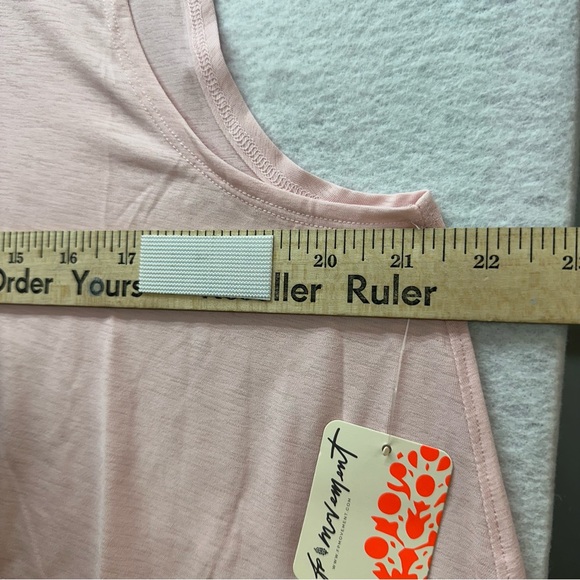 Free People FP Movement Women’s Movement Temp Muscle Tee Small Pink - Picture 4 of 8